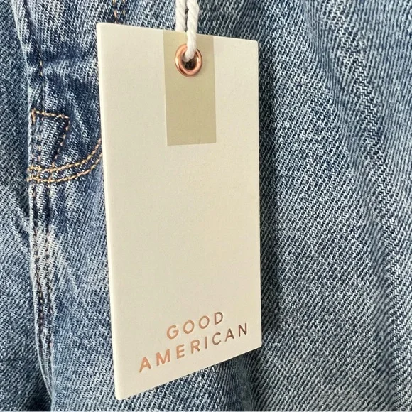 NWT Good American Good '90s Relaxed Jeans sz 29 8 Loose Fit Mid Rise Stretch - Picture 9 of 10